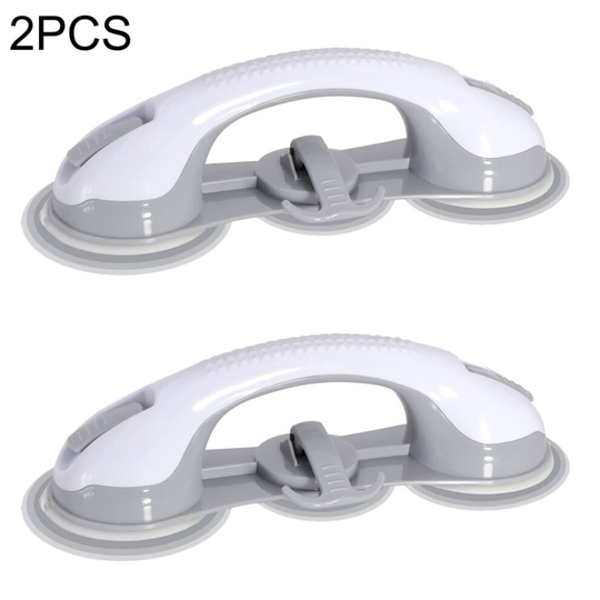 2X Bathroom Support Grab Handle Shower Safety Suction Grip Hand Rail