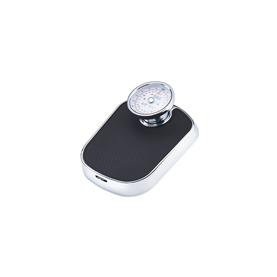Burwells Bathroom Scales Mechanical Analogue Medical Style Large Display Wide Platform