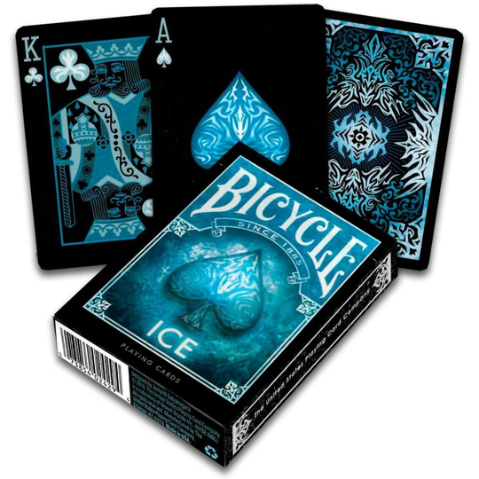 Bicycle Ice Theme Blue Playing Cards