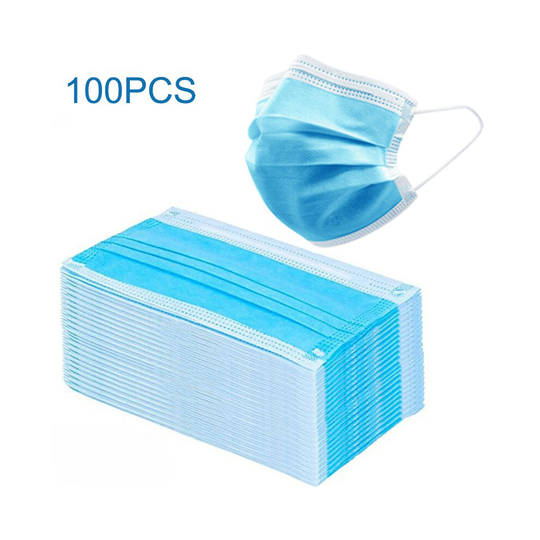 Face Mask x 100 Protective Covering Mouth Masks