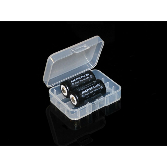 16340 Battery 3.7V Li-Ion 700mAh Rechargeable 2PCS