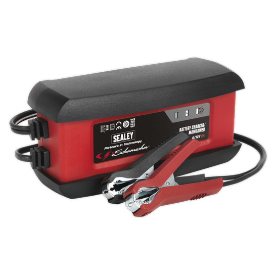 Sealey Schumacher Intelligent Speed Charge Battery Charger 2AMP 6/12V