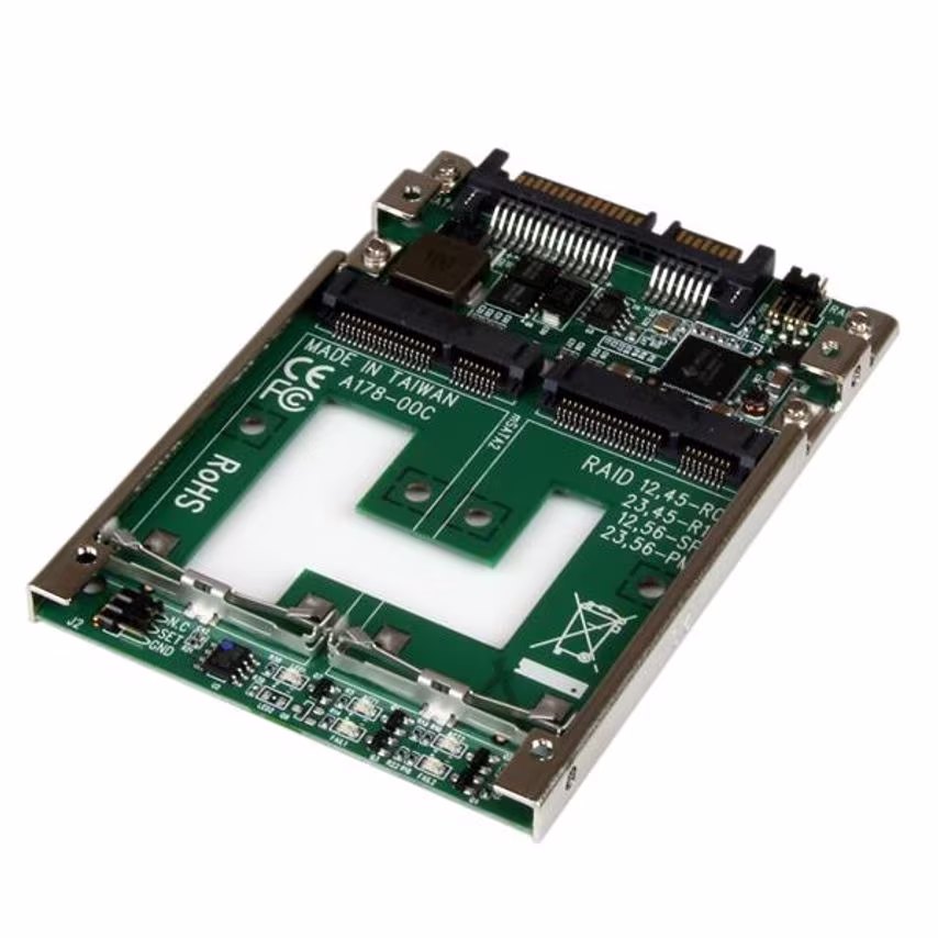 Startech Dual mSATA SSD to 2.5 SATA RAID Adapter