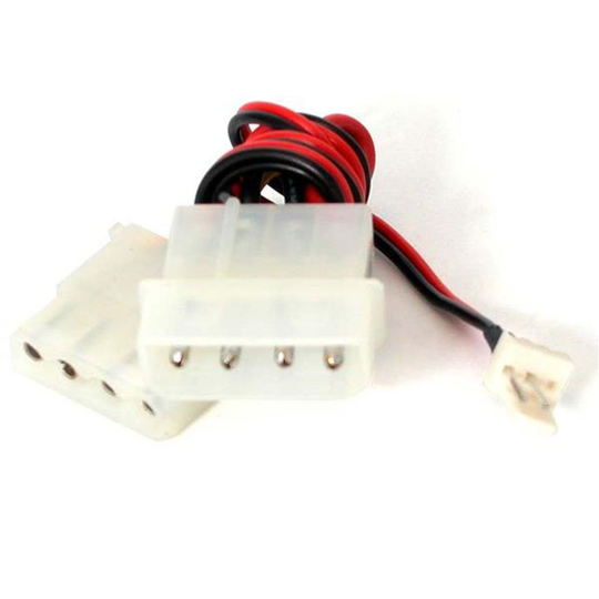 Startech 6in TX3 to 2x LP4 Power Y Splitter Cable