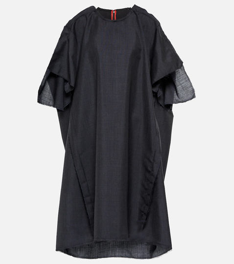 Mohair and wool minidress