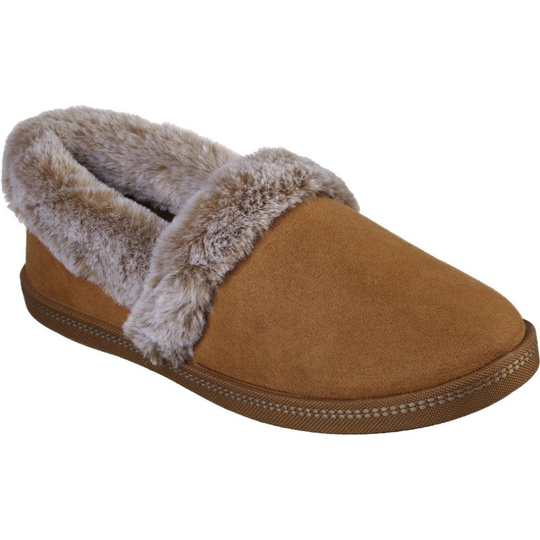 (7 UK, Chestnut) Skechers Womens Fur Lined Slipper