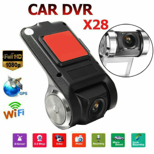 Car Driving Recorder Full HD Smart Car DVR WiFi 150 Degree Dash Cam