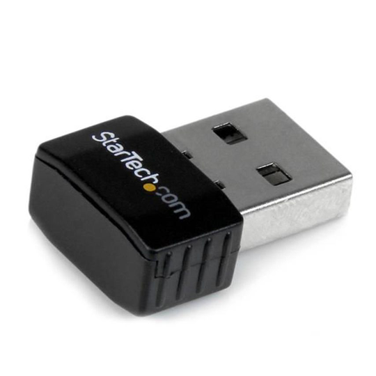 Startech Startech USB 2.0 802.11n 2T2R WiFi Adapter Black