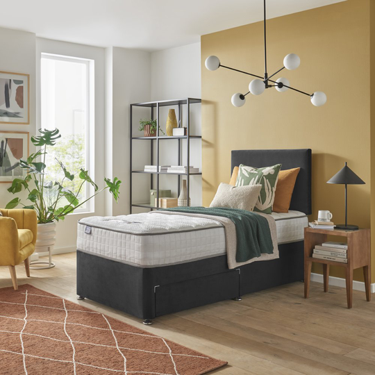 Silentnight Middleton 800 PKT Memory 0DRW Divan Ccoal SGL