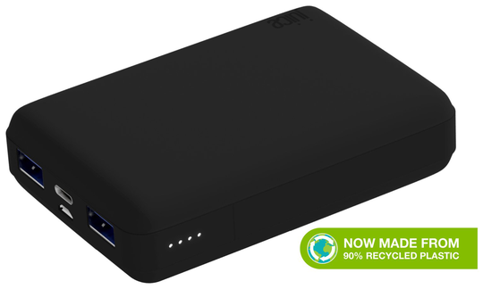 Juice 3 10000mAh Portable Power Bank - Black