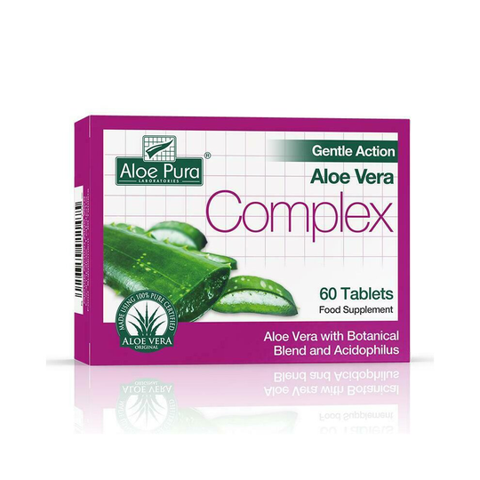 Aloe Pura Aloe Vera Gentle Action Complex Earlier Colon Cleanse 60 Tablets