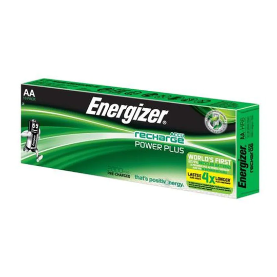 Energizer Battery Rechargeable NiMH Capacity 2000mAh HR6 1.2V AA Ref E300626800