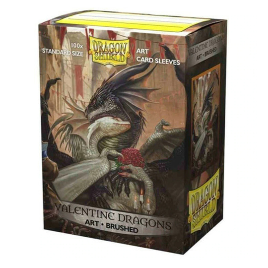 Dragon Shield Valentine Dragons Art Card Sleeves - 100 Sleeves