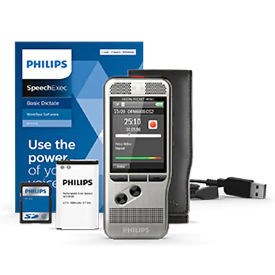 Philips DPM6000/02 Digital Pocket Memo with SpeechExec Dictate 11