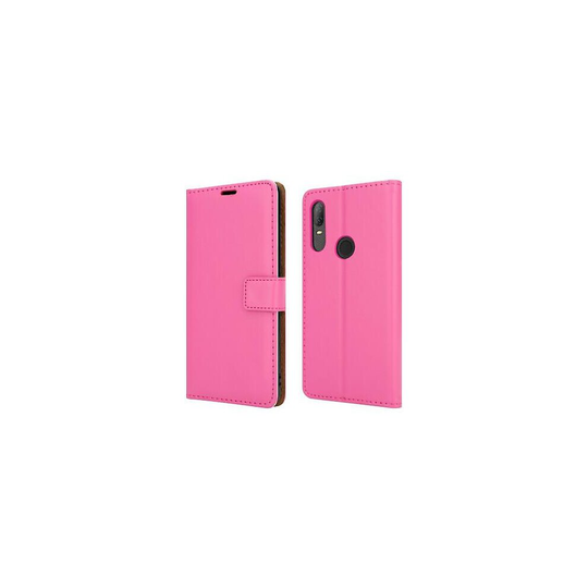 Alcatel 1S (2020) 5028Y (6.22"... Luxury Magnetic Flip Leather Wallet Phone Case Cover (Pink) Book Wallet