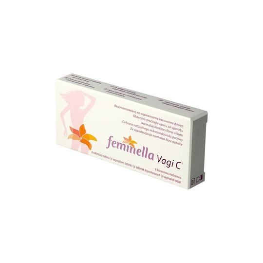 FEMINELLA VAGI C 250 mg 6 Tabs Prevention and treatment of bacterial vaginosis