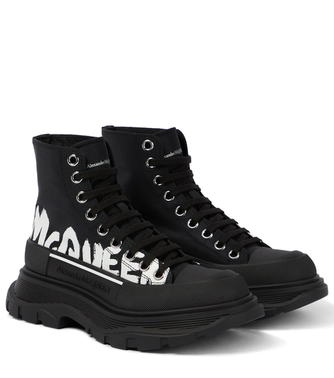 Tread Slick logo printed sneakers