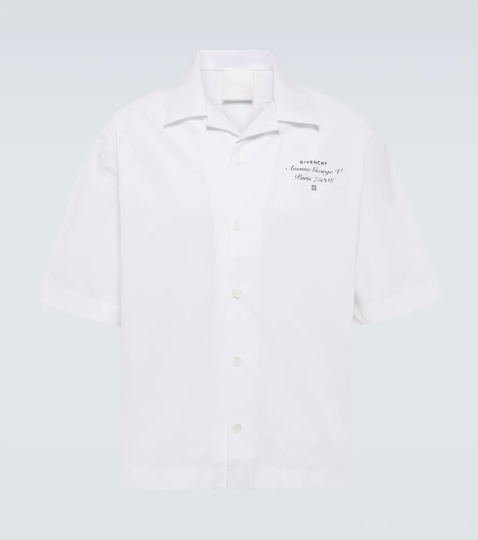 Address cotton poplin shirt