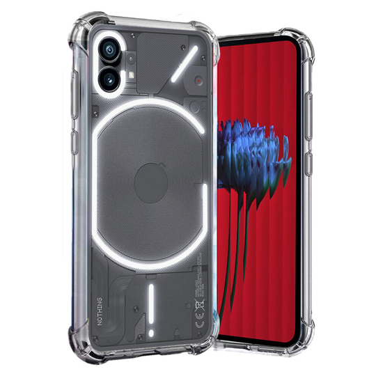 For Nothing Phone 1 Bumper Silicone Gel TPU Phone Case Cover Clear