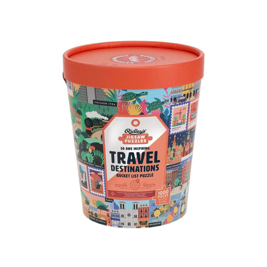 Ridley's JIG060 Jigsaw Puzzle, 50 awe-Inspiring Travel Destinations