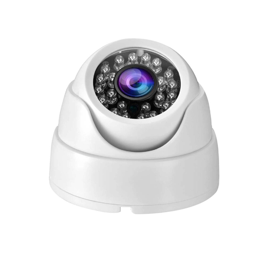 (White) 24LED Dome Outdoor CCTV Camera System 1200TVL Night Vision FHD 1080P Waterproof