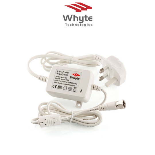 Whyte WPSU 0.8A DC 18V Power Supply Unit for Small IRS Systems