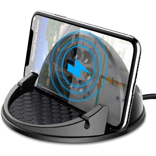 15W Wireless Car Charger Fast Car Phone Charger Dashboard Phone Holder