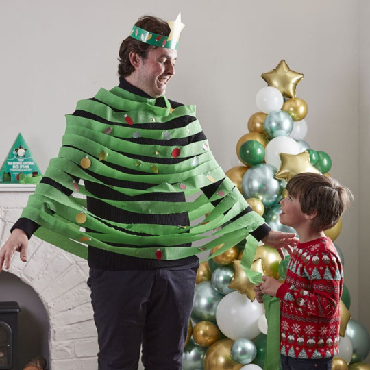 Christmas Tree Dress Up Game, Family Festive Fun, Dress Up Game, Christmas Game, Childrens Christmas Paper Game