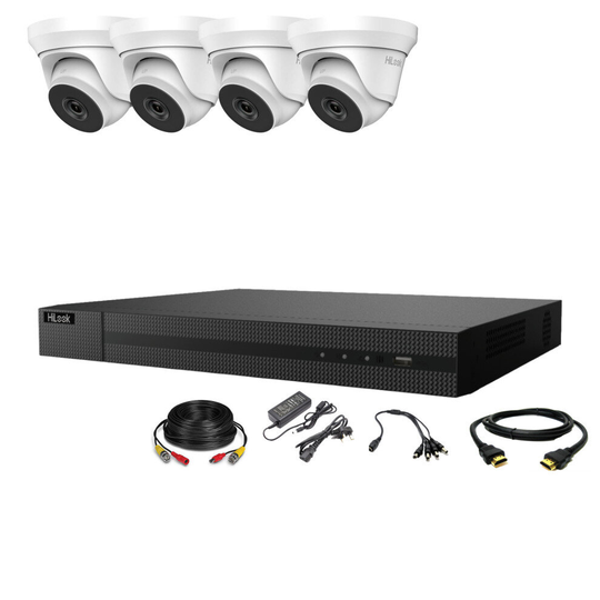 (1TB HDD, 4X Cameras) HIKVISION CCTV 4CH 5MP DVR OUTDOOR IP66 40M IP66