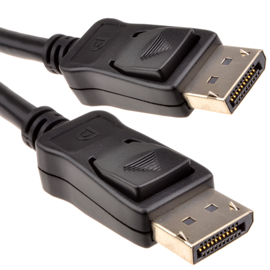 kenable DisplayPort HQ Locking Video for TV Monitor PC Laptop Cable 1.8m