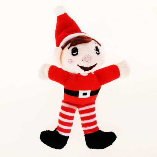Magnetic Hanging Plush Elf 7" Fridge Freezer Christmas Decoration