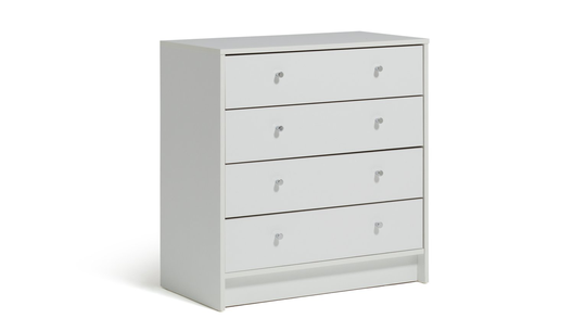 Argos Home Malibu 4 Drawer Wide Chest - White