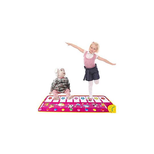 Toys for 1 Year Old Girls, Musical Piano Dance Mat for Toddlers Floor Piano Keyboard Playmat Toys for 1-3 Year Old Boys Girls Birthday Christmas Xmas