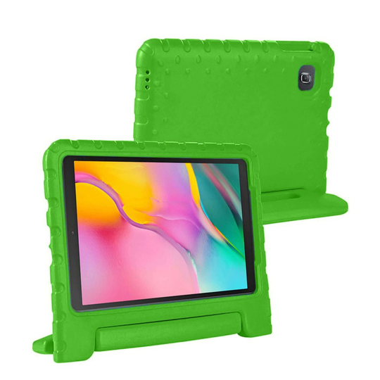 (Samsung Tab A 2019 10.1" T510 T515, Green) Kid's Shockproof Cover For Samsung T580 T585 T510 T515 Tablet