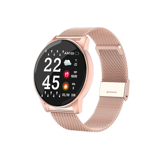 Smart Watch Round Sports Waterproof Smartwatch Men Women Fitness Tracker Blood Pressure Monitor SmartWatch Clock PK P8