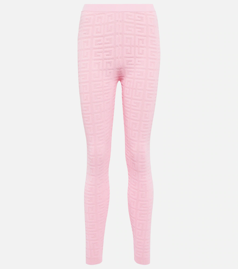 4G jacquard-knit leggings