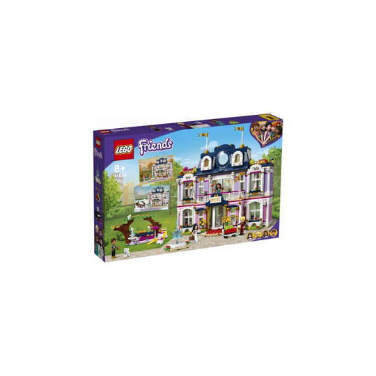LEGO 41684 Friends Grand Hotel Resort Dolls House Building Set, Heartlake City Toy with Summer and Winter Scenes