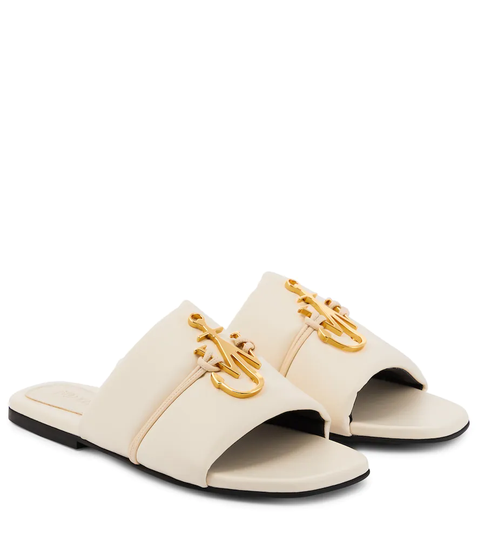 Anchor leather slides