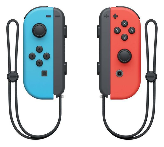 Nintendo Switch Joy-Con Controller Pair - Neon Red & Blue