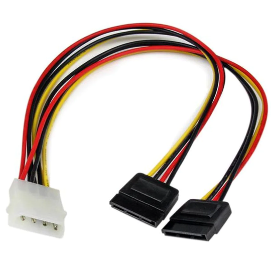 Startech StarTech 12in LP4 to 2x SATA Power Y Cable- you get 60