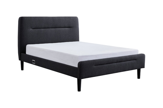 Koble Nodd Smart Kingsize Fabric Bed Frame - Charcoal