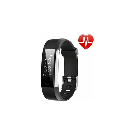 (Black) Smart Watch Activity Tracker Band Sports Fitness Band