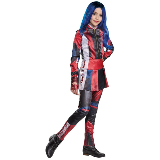 (M (7-8)) Girls Evie Costume Deluxe - Descendants 3