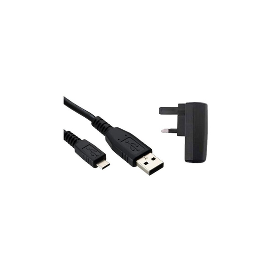 USB Cable With UK 3 Pin Plug For Sony CyberShot DSC-RX100M3 Camera