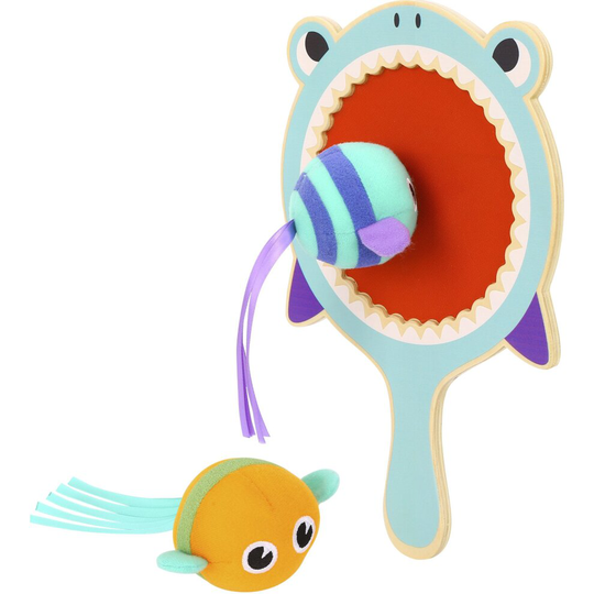 Wooden Shark Catch Ball