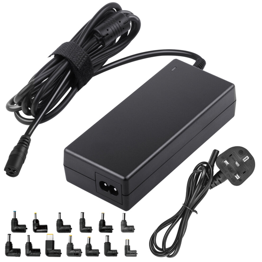 FUTUREBATT 90W Universal Laptop Charger Adapter for HP Dell Toshiba Lenovo Acer ASUS Samsung Sony Fujitsu 18.5V 19V 19.5V 20V