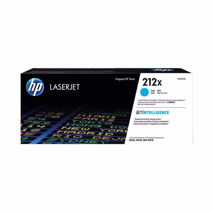 HP HP Cyan High Yield Toner Cartridge High Yield 10K pages W2121X HP Colour Lase