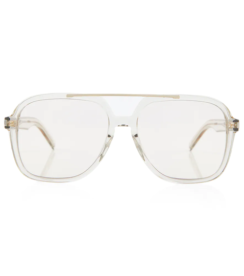 Aviator acetate sunglasses