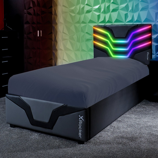 X Rocker Cosmos RGB Single Gaming Bed in a Box & Motion LED