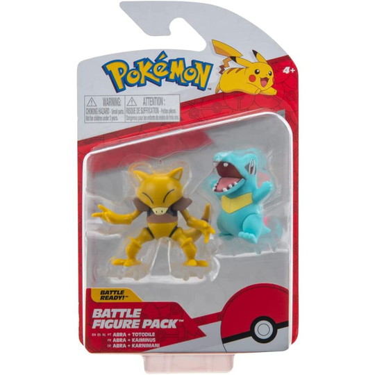 Pokemon Battle Figure Pack Abra & Totodile